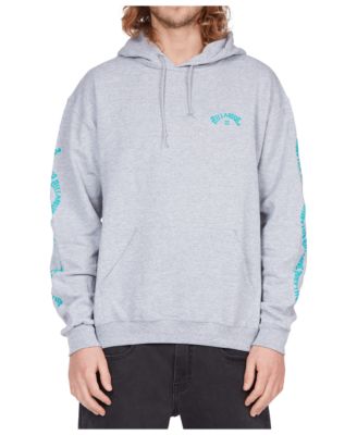 Billabong Men's Arch Link Pullover Hoodie Grey Heather