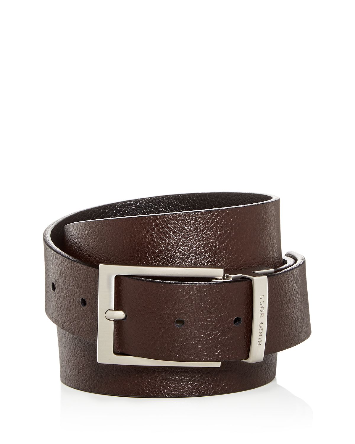 Boss Hugo Boss Reming Reversible Leather Belt Black
