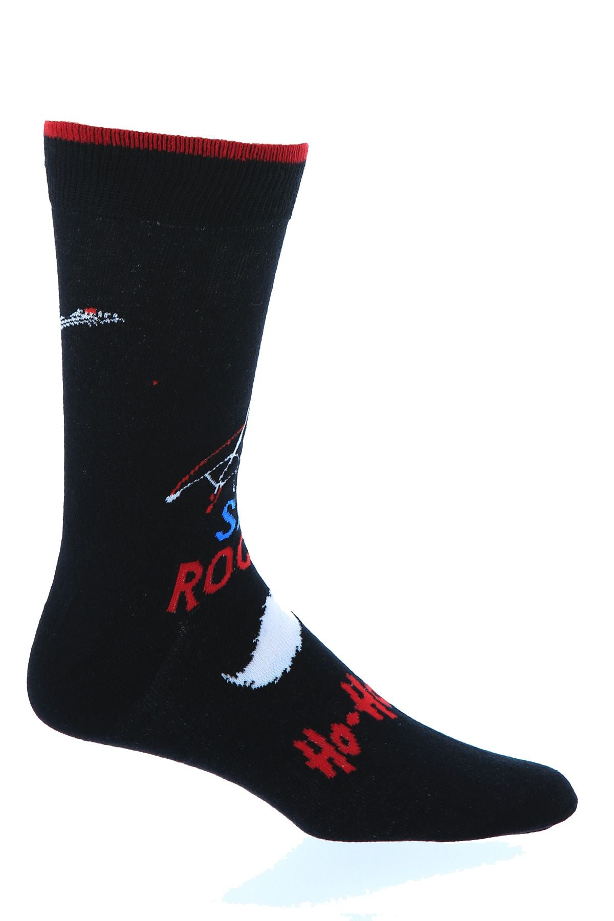 Bottoms Out Rock N Roll Santa Sock