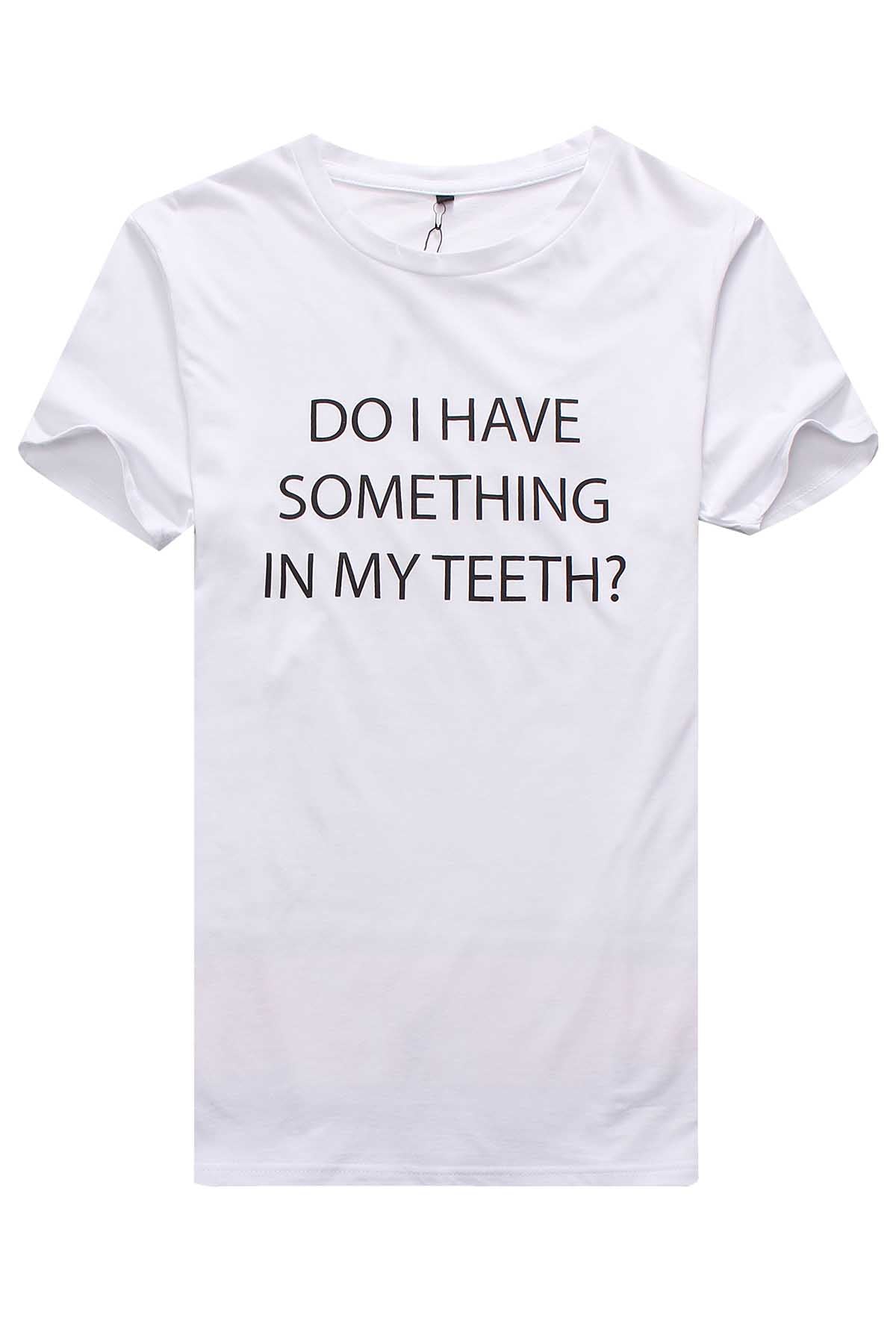 Brand Breeders Do I Have Something in My Teeth Butt-Crack Tee