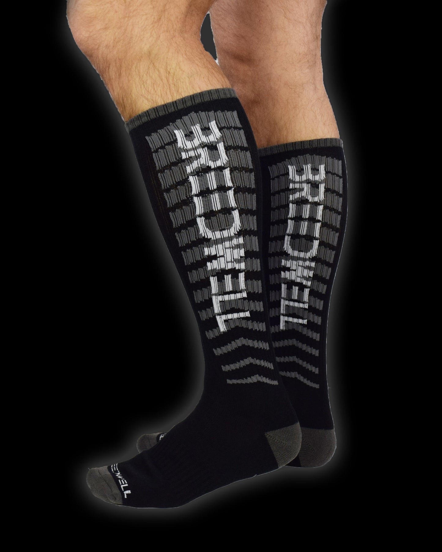 Breedwell Black Hazard F You Socks
