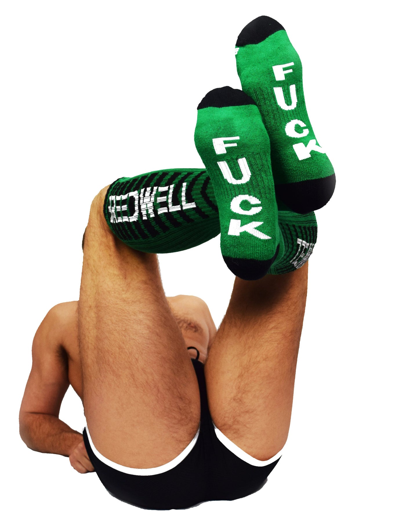 Breedwell Green Hazard F You Socks