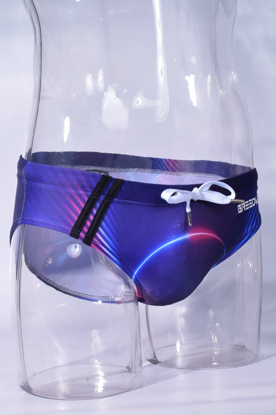 Breedwell Purple Tunnel Vision Swim Brief