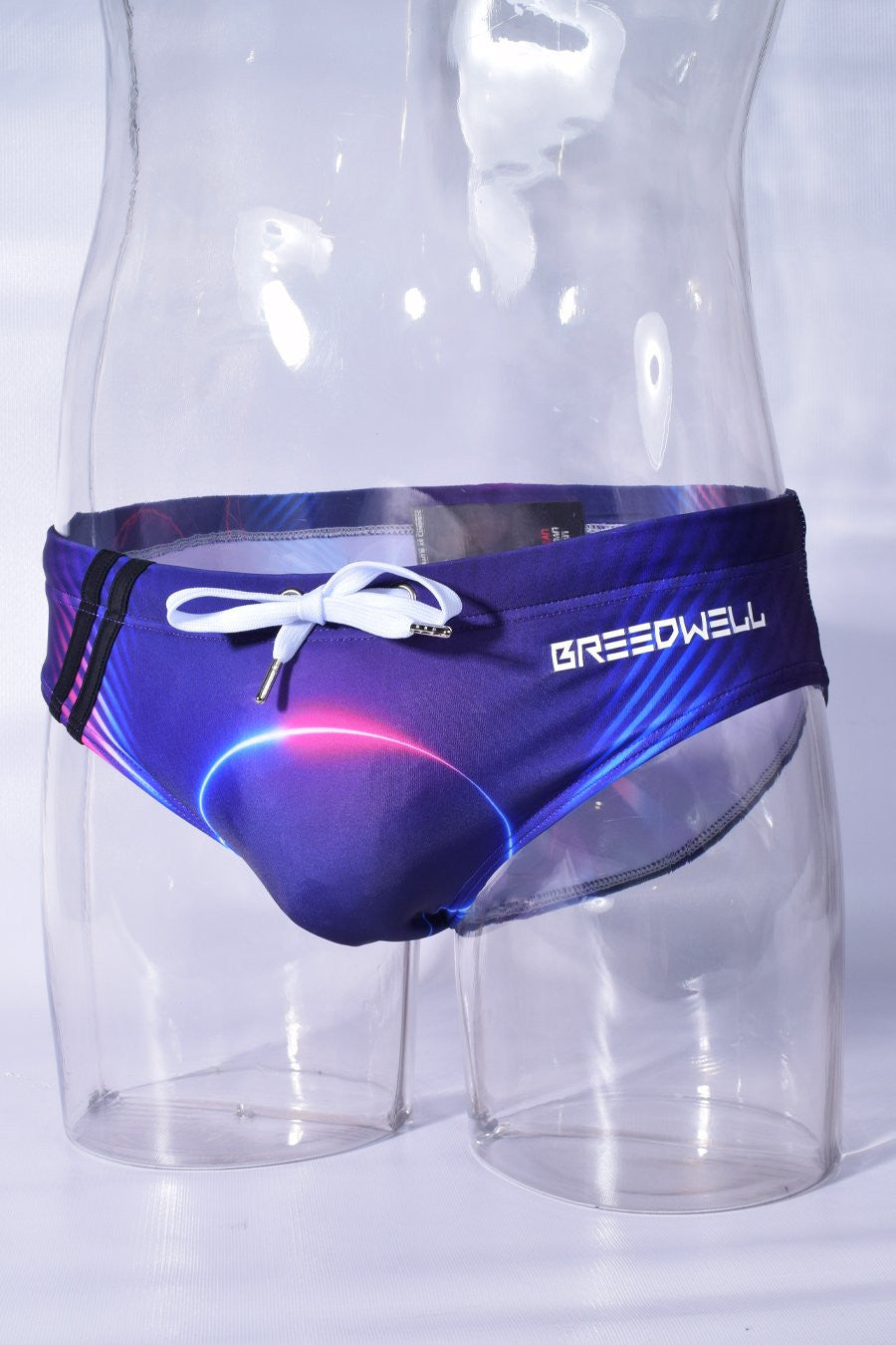 Breedwell Purple Tunnel Vision Swim Brief
