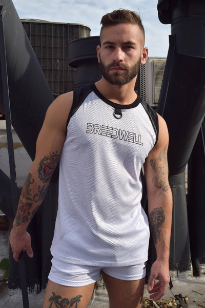 Breedwell White Cruiser Muscle Tank