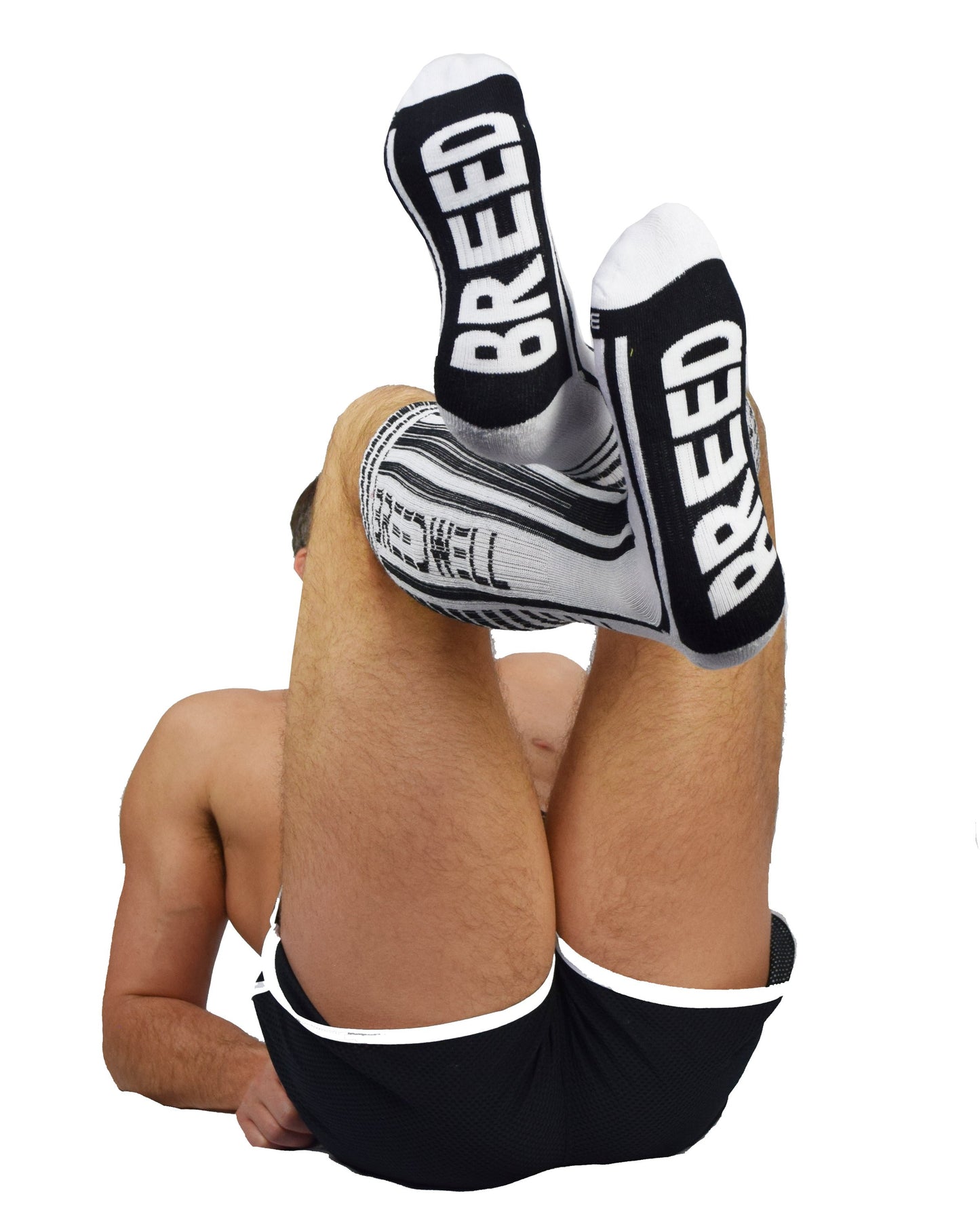 Breedwell White Moto Breed Socks