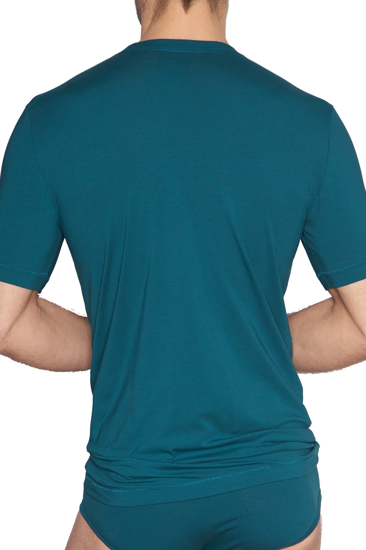C-IN2 Tanager-Teal/Purple-Label Stretch V-Neck Tee 2-Pack