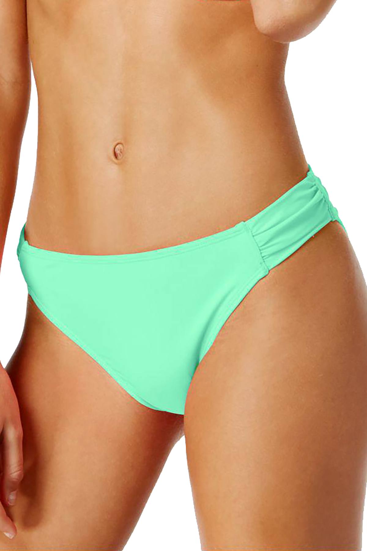 California Waves Mint Side-Tab Cheeky Bikini Bottom