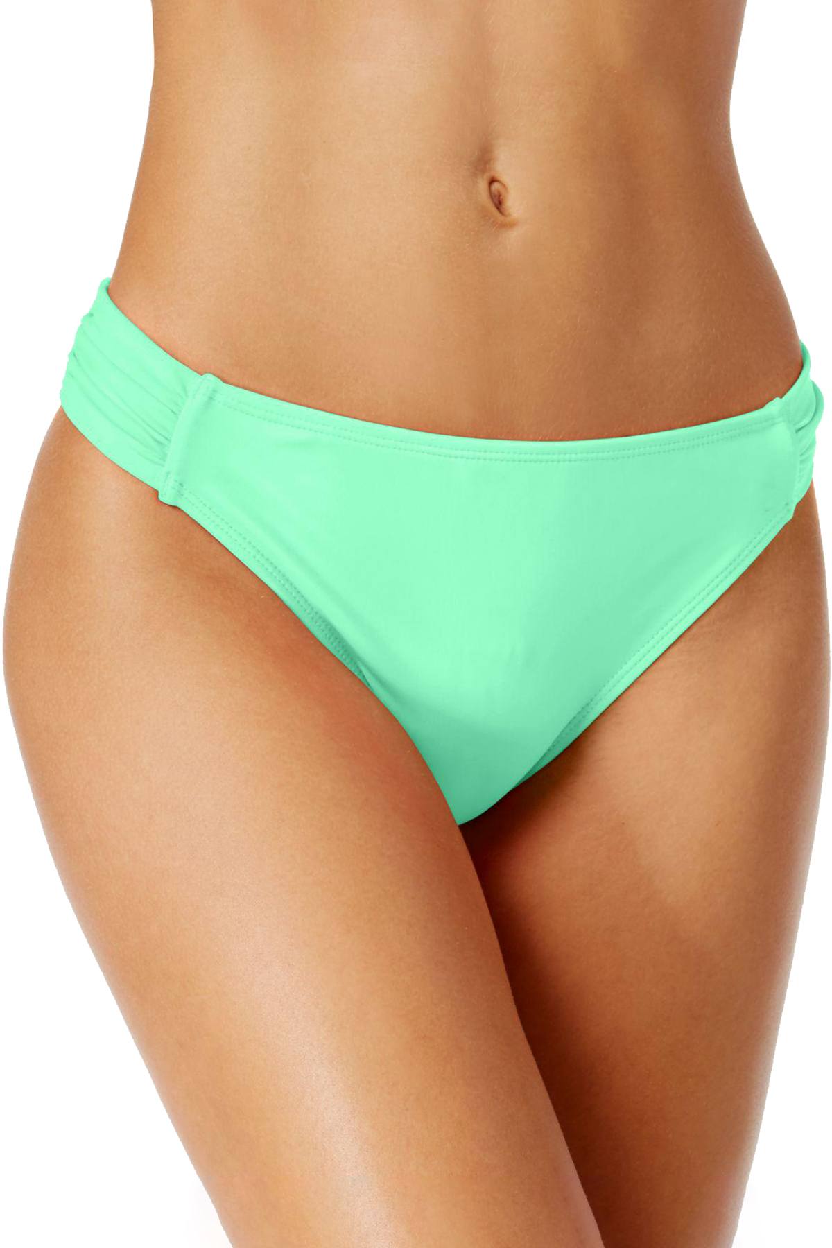 California Waves Mint Side-Tab Cheeky Bikini Bottom