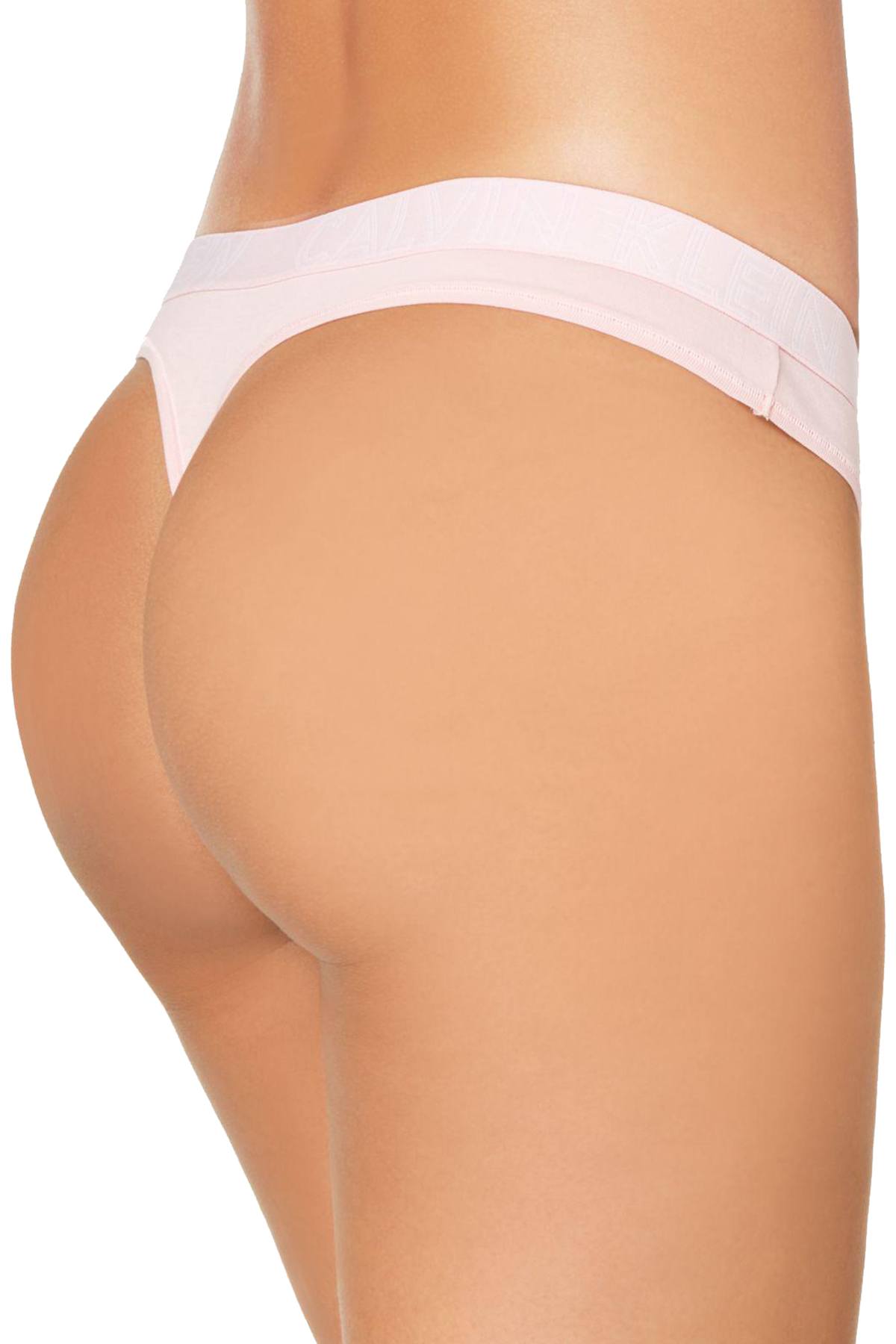 Calvin Klein Aurelie Pink Ultimate Logo-Waist Thong