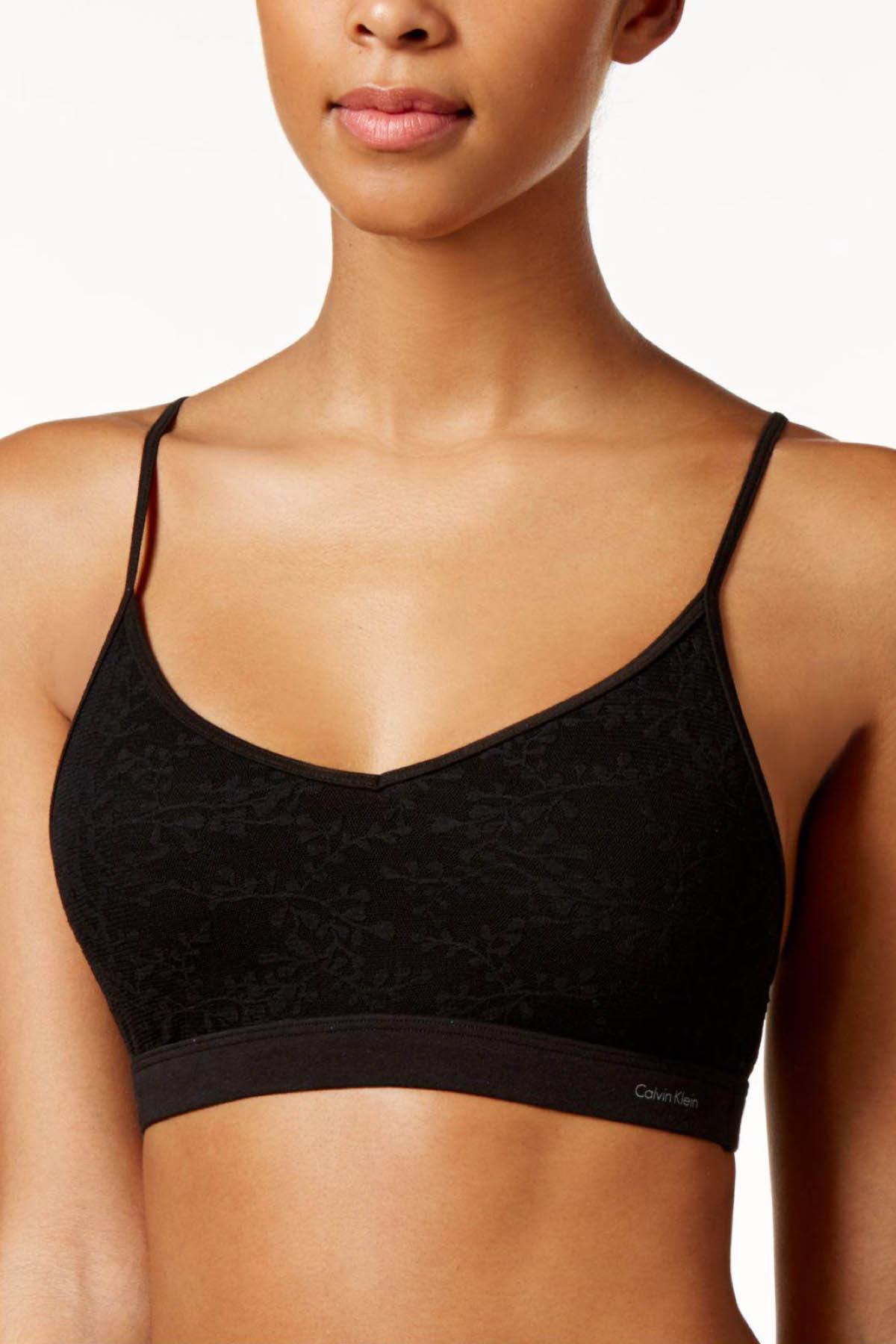 Calvin Klein Black Exclusive Bare Lace Bralette