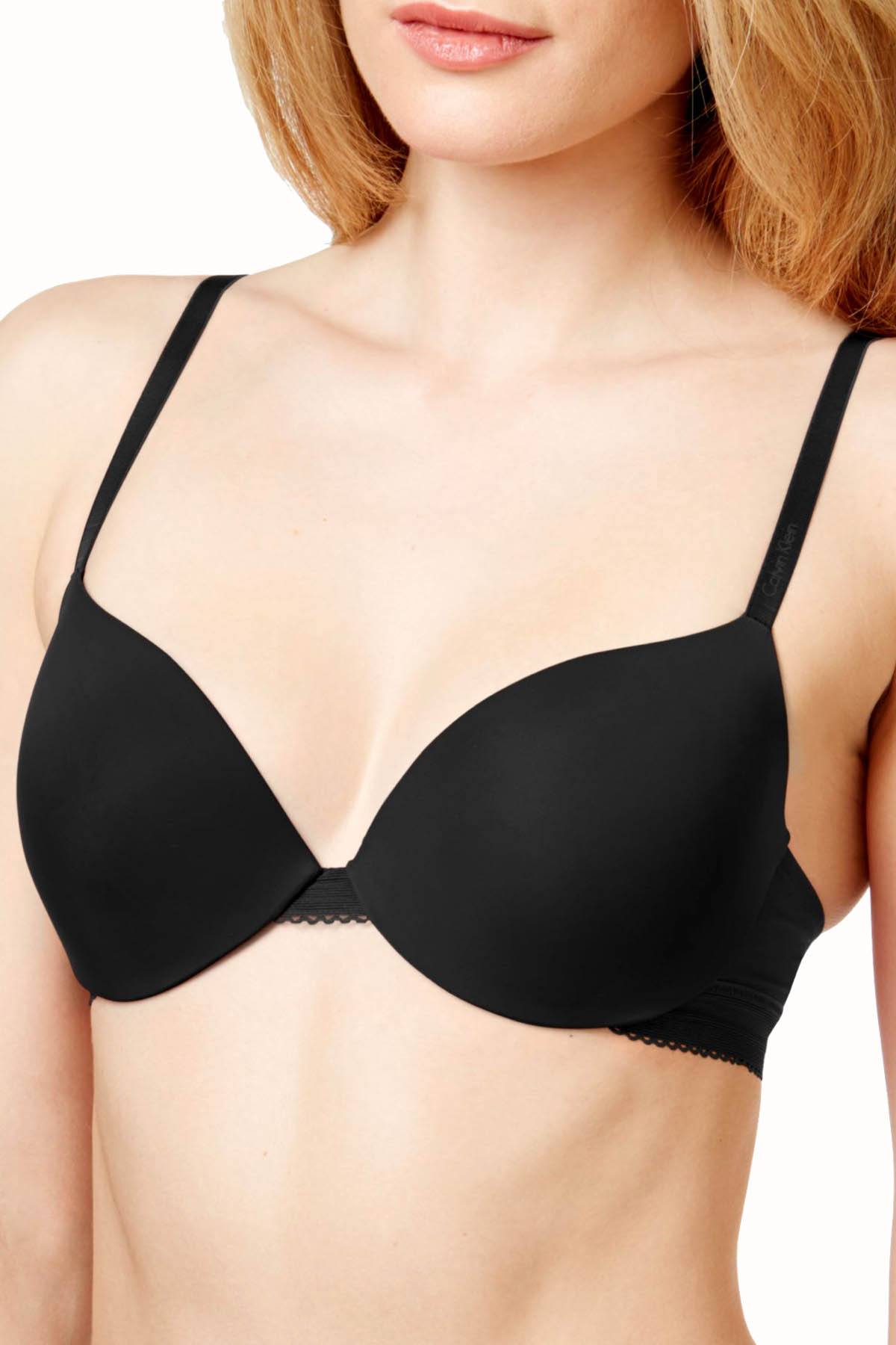 Calvin Klein Black Icon Full-Coverage Modern T-shirt Bra