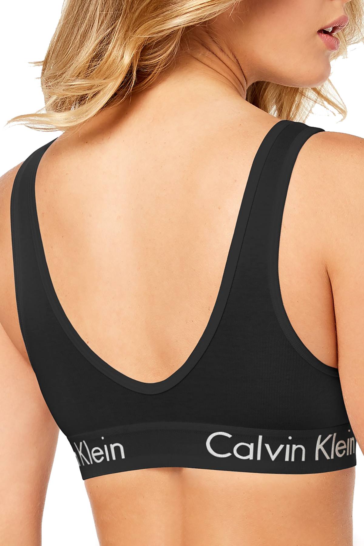 Calvin Klein Black Keyhole Body Unlined Bralette