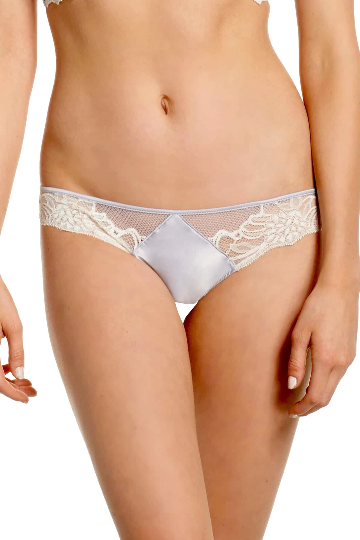 Calvin Klein Black Label Enamored Thong in Winter Mist