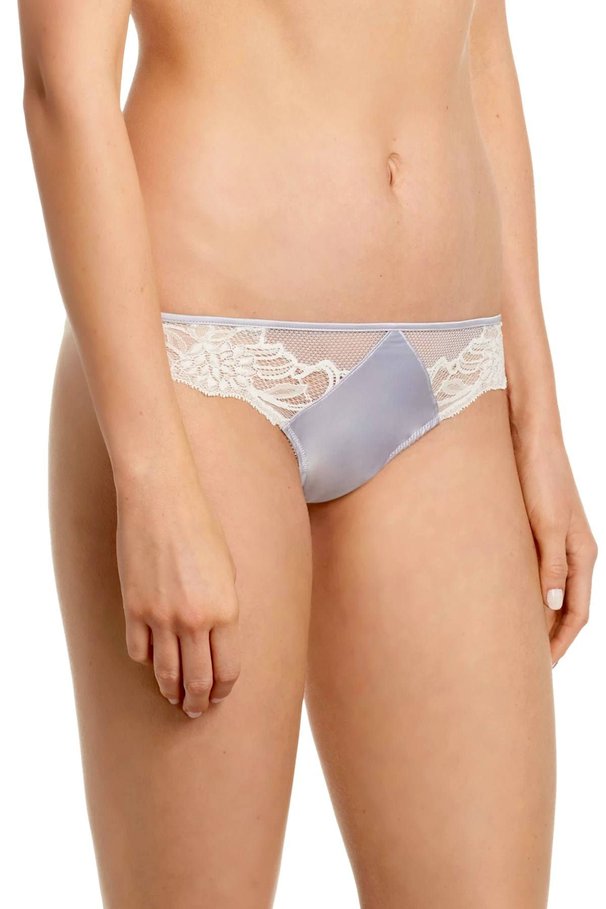 Calvin Klein Black Label Enamored Thong in Winter Mist