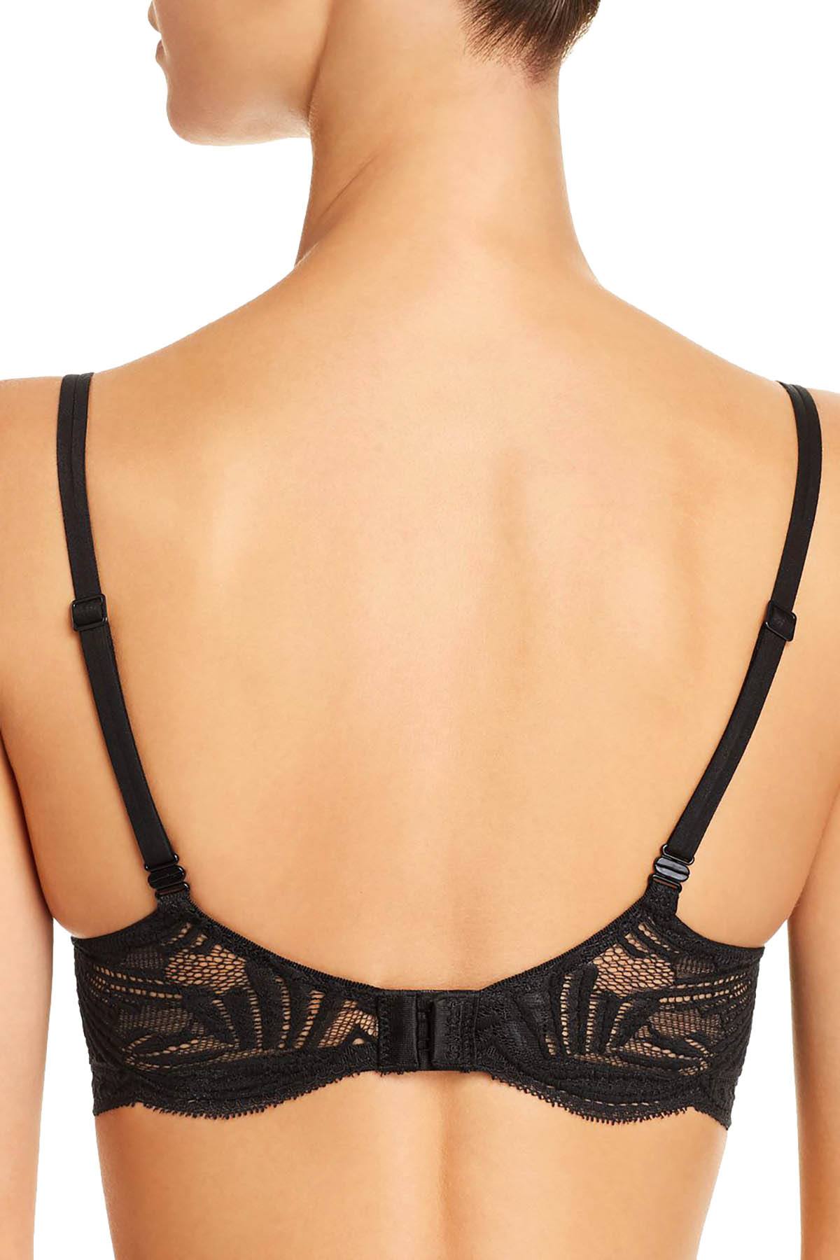 Calvin Klein Black Perfectly Fit Lightly-Lined Sheer Lace Bra