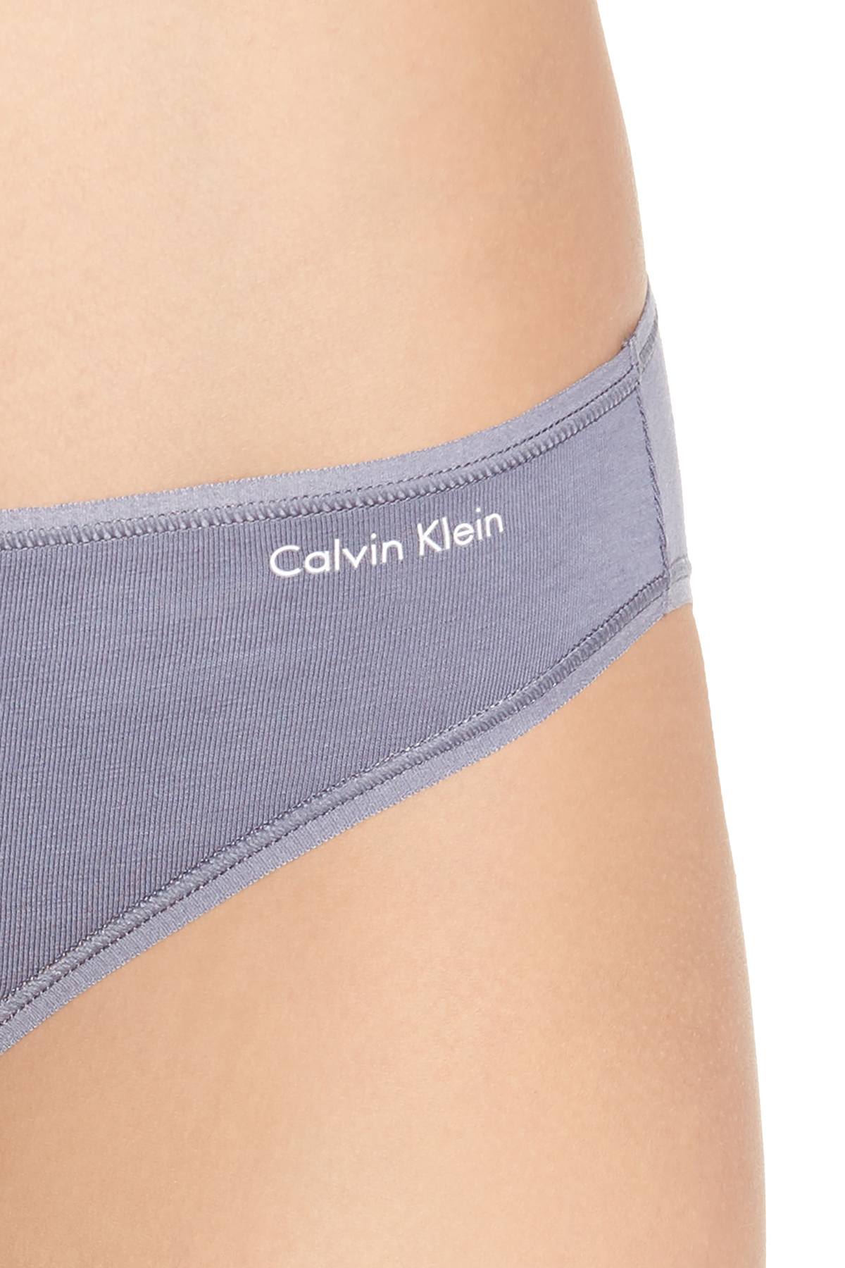 Calvin Klein Blue Granite Cotton Form Bikini Brief