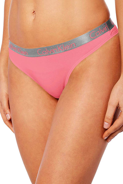 Calvin Klein Boudoir Pink Radiant Cotton Thong