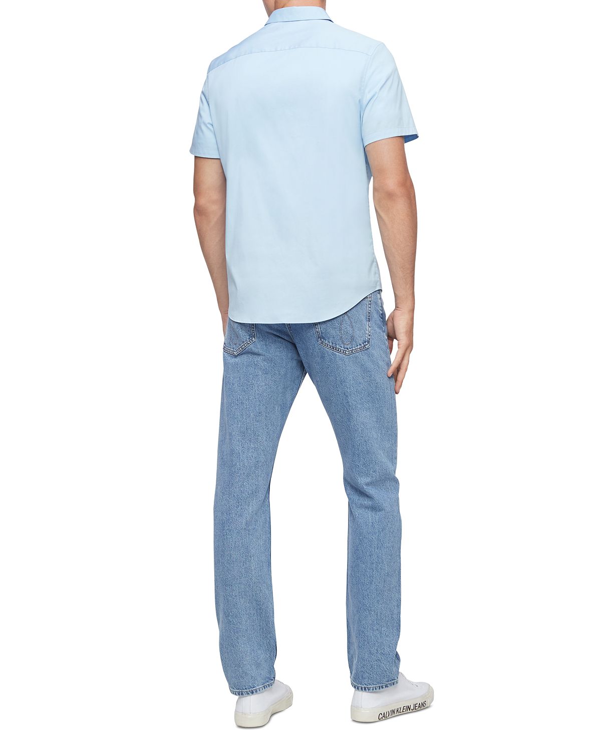 Calvin Klein Button-up Shirt Cerulean