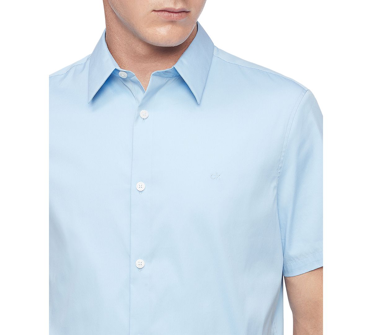 Calvin Klein Button-up Shirt Cerulean
