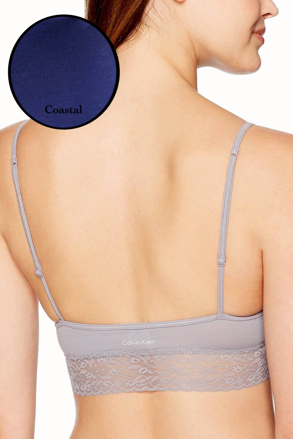 Calvin Klein Coastal Exclusive Bare Lace-Trim Bralette
