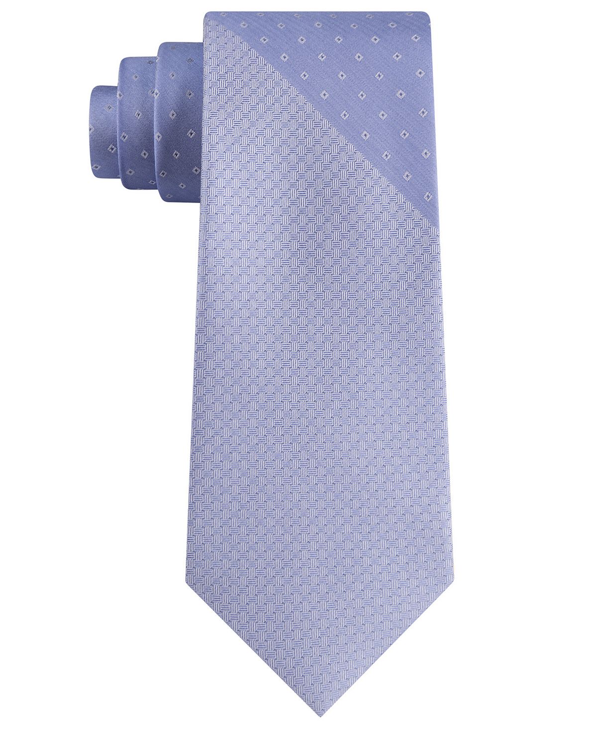 Calvin Klein Contrast Geo Tie Blue