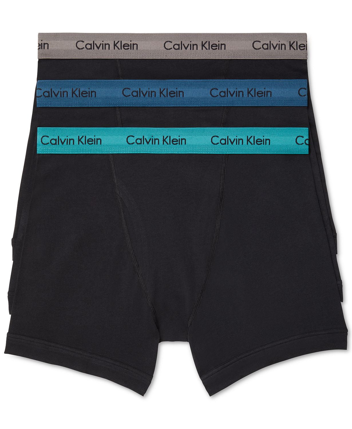 Calvin Klein Cotton Stretch Boxer Briefs 3-pack Black