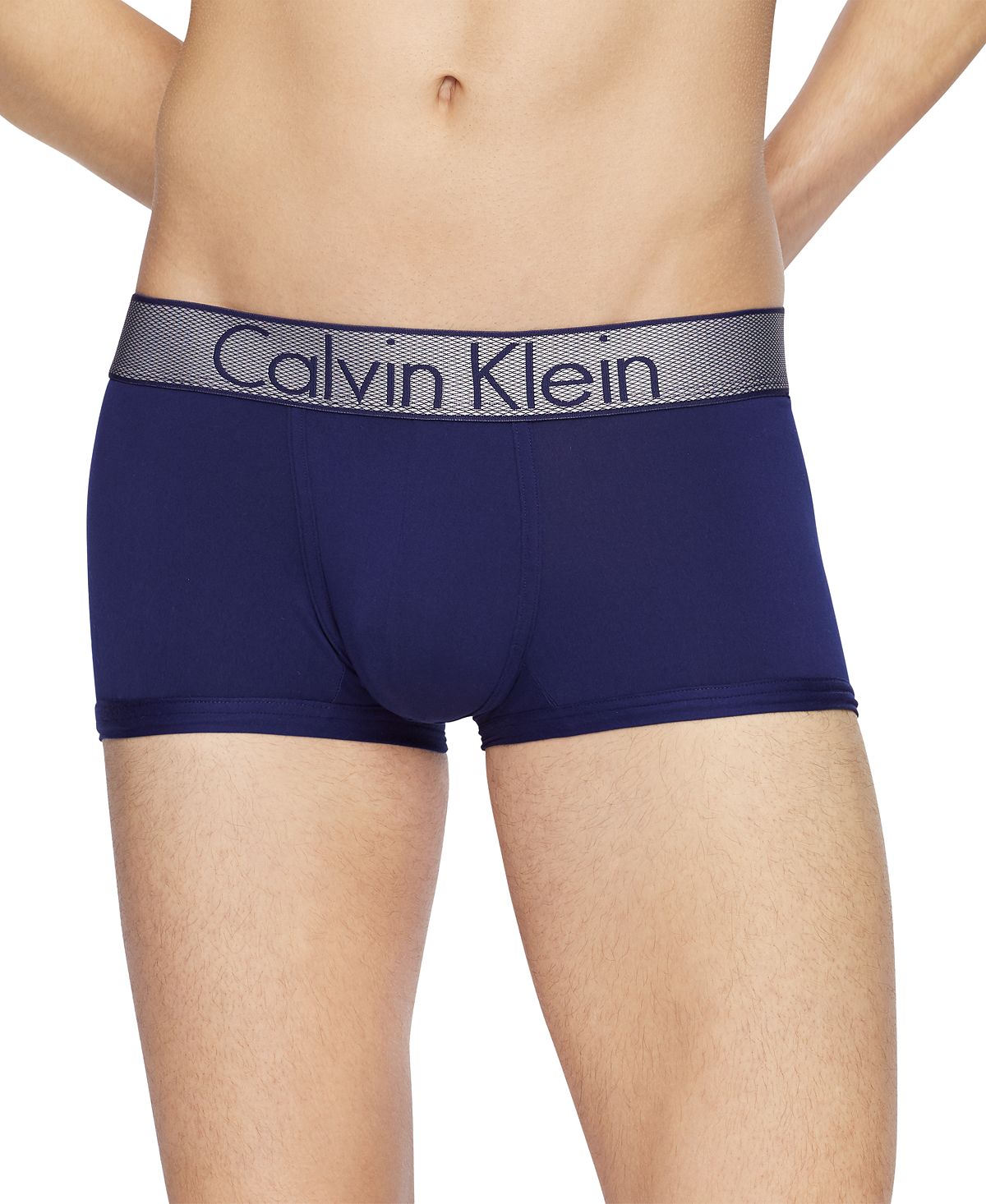 Calvin Klein Customized Stretch Low-rise Trunks Purple Night