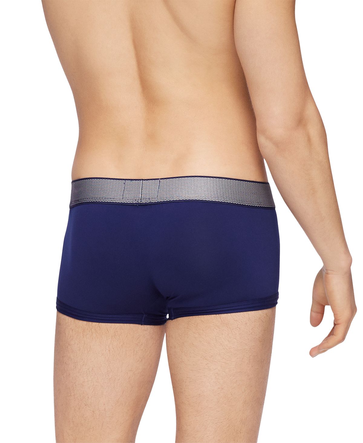 Calvin Klein Customized Stretch Low-rise Trunks Purple Night