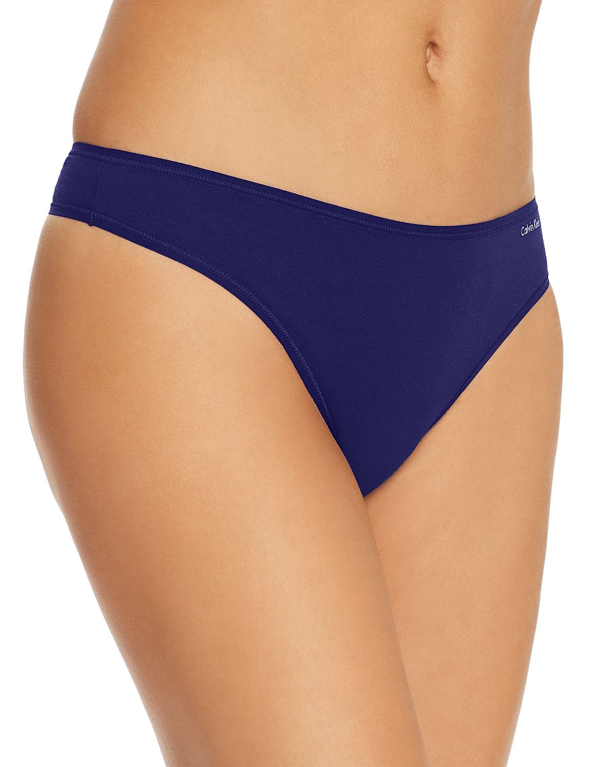 Calvin Klein Form Cotton Thong Purple Night