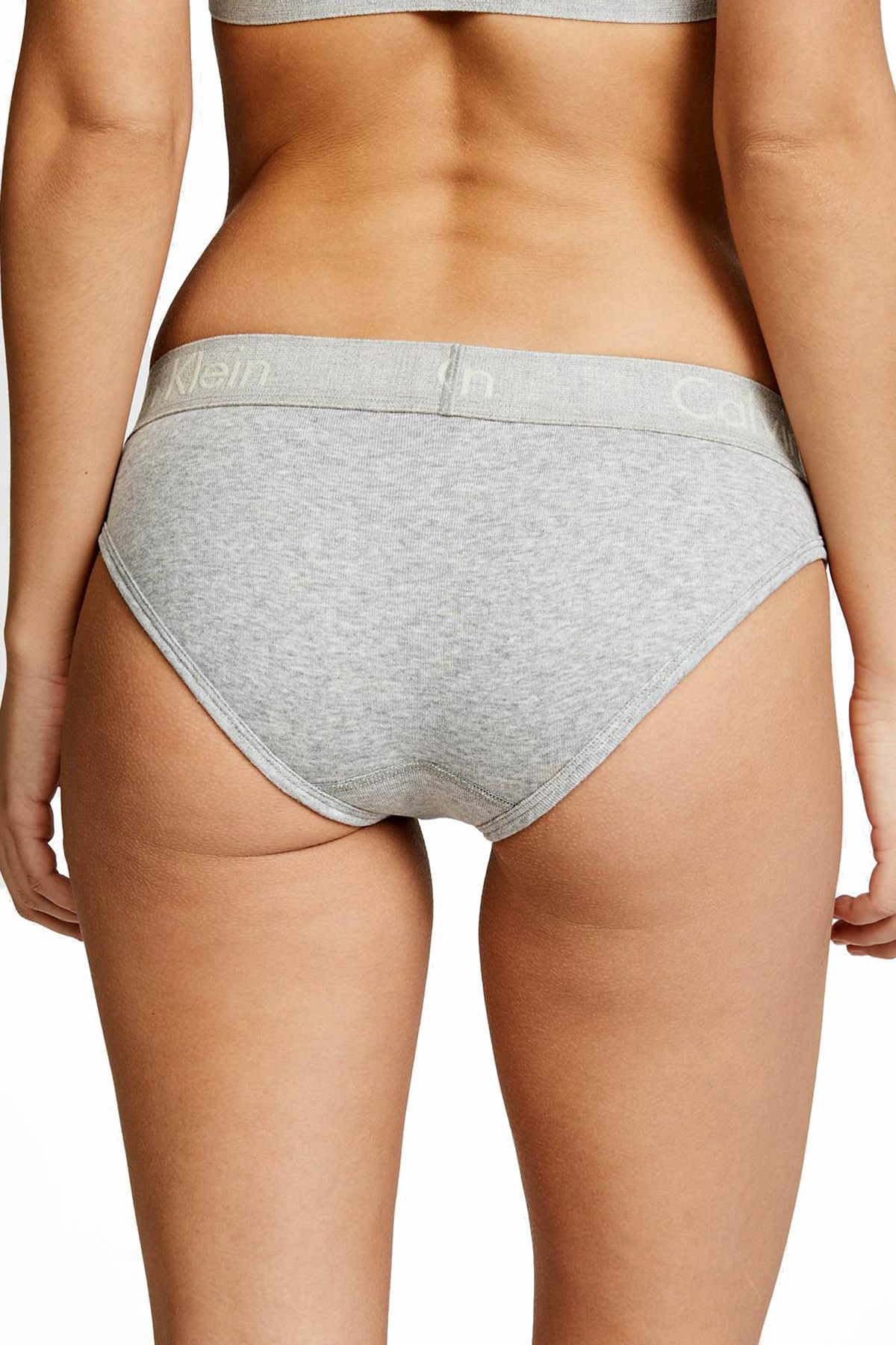 Calvin Klein Heather-Grey Body Bikini Panty