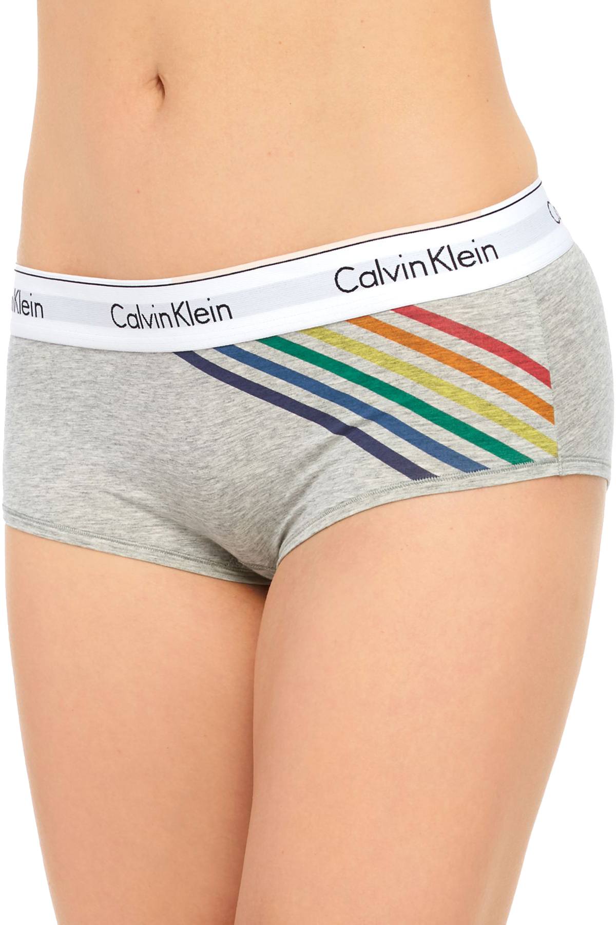 Calvin Klein Heather Grey Pride Limited Edition Rainbow Boyshort –  CheapUndies