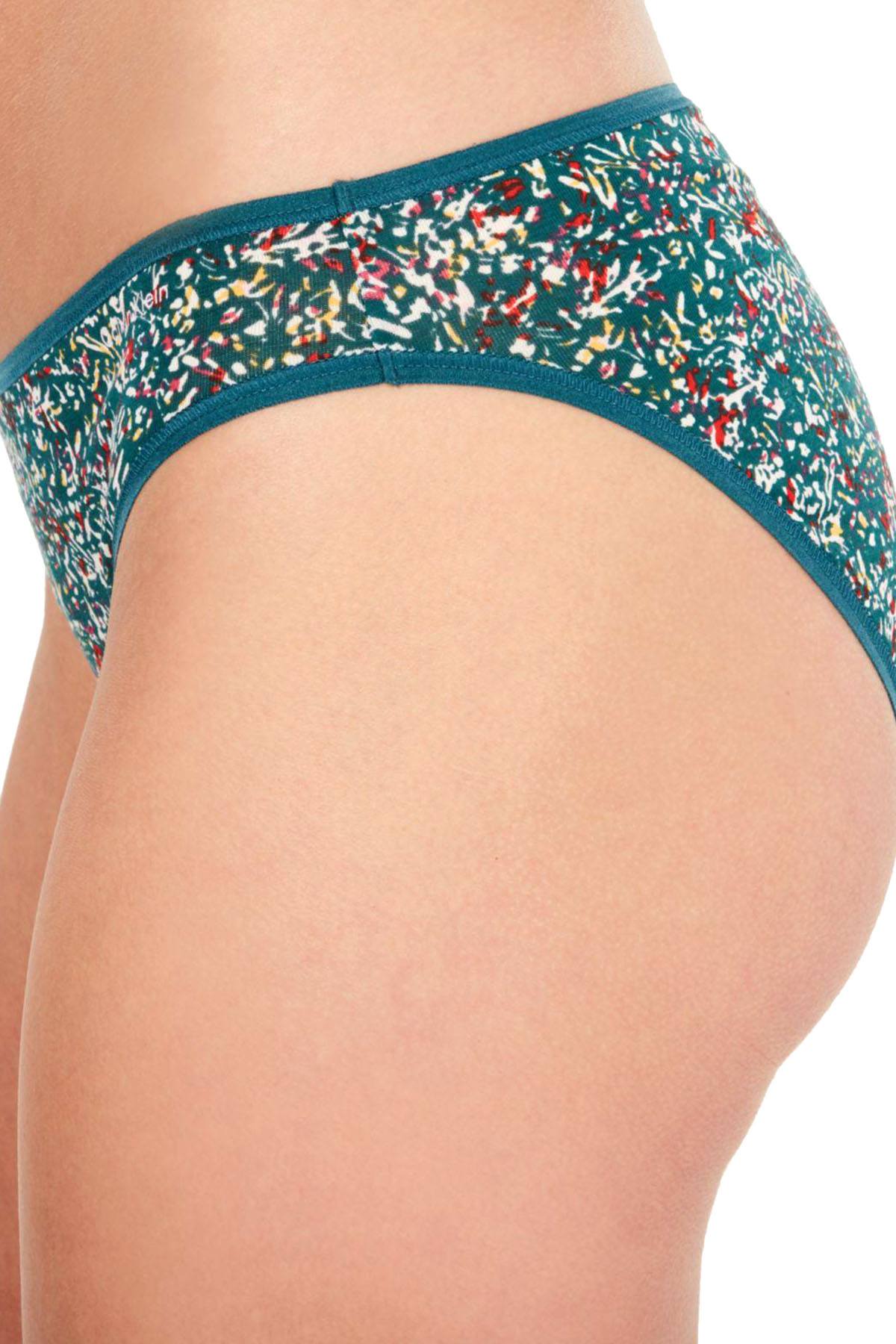 Calvin Klein Hopper Floral Antithesis Cotton Form Bikini Brief