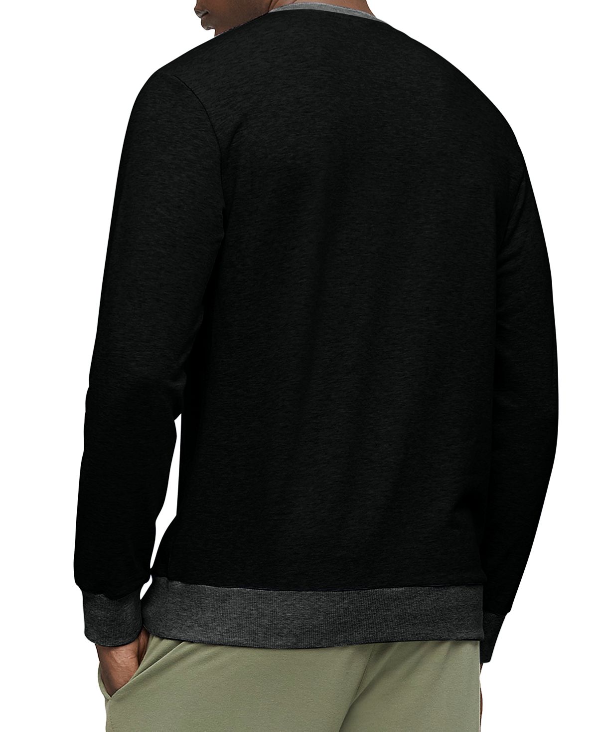 Calvin Klein Intense Power Logo Sleep Sweatshirt Black