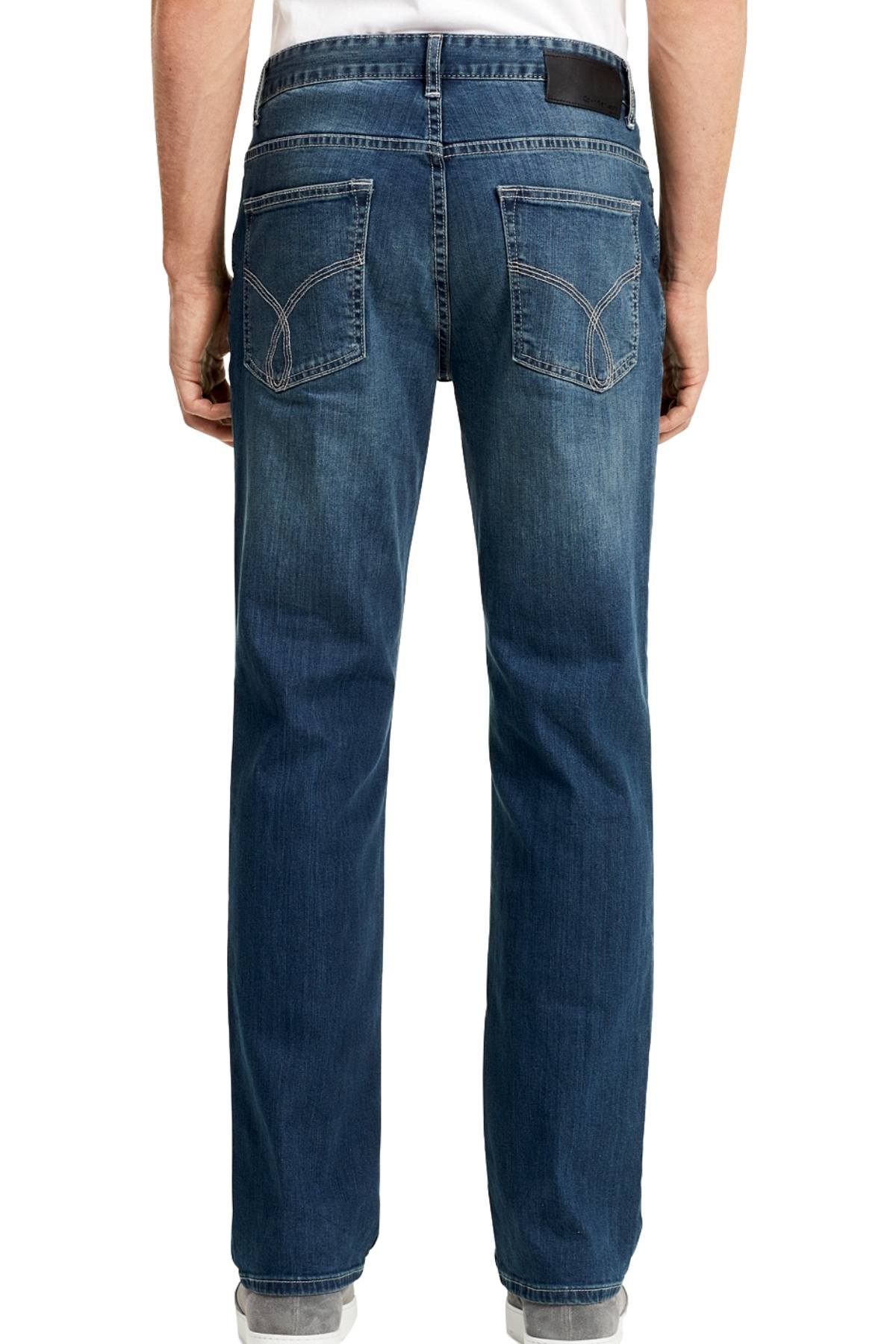 Calvin Klein Jeans Authentic-Blue Straight-Fit Jeans