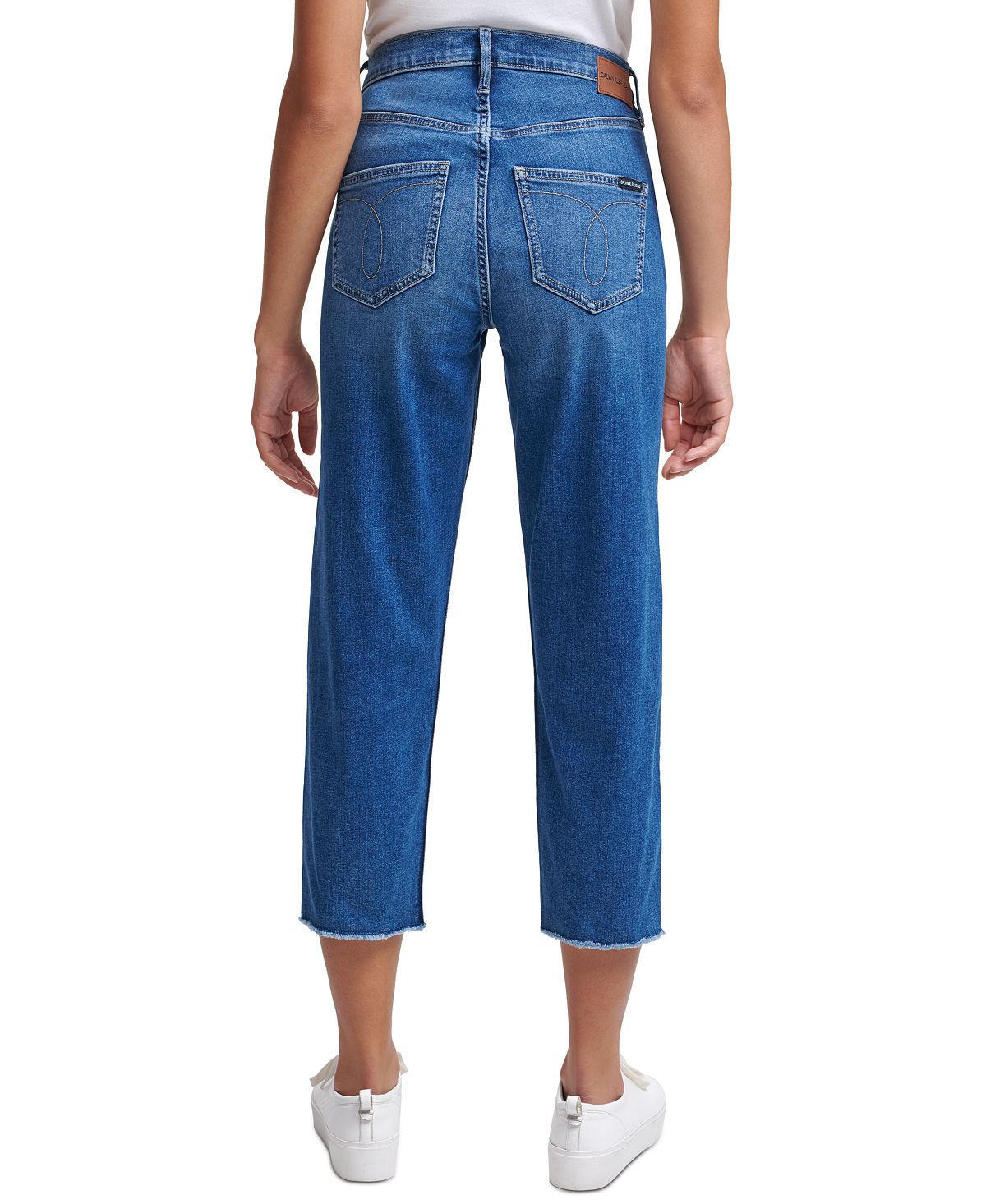Calvin Klein Jeans High-rise Cropped Straight-leg Jeans Calabasas