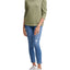 Calvin Klein Jeans Puffed Sleeve Mock Neck Top Bonsai