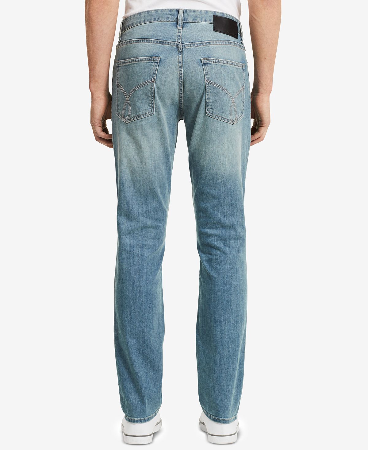 Calvin Klein Jeans Stretch Slim-straight Fit Jeans Silver Bullet