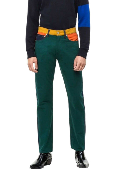 Calvin Klein Jeans Ukelely Patch Colorblocked Straight Fit Premium Italian Denim