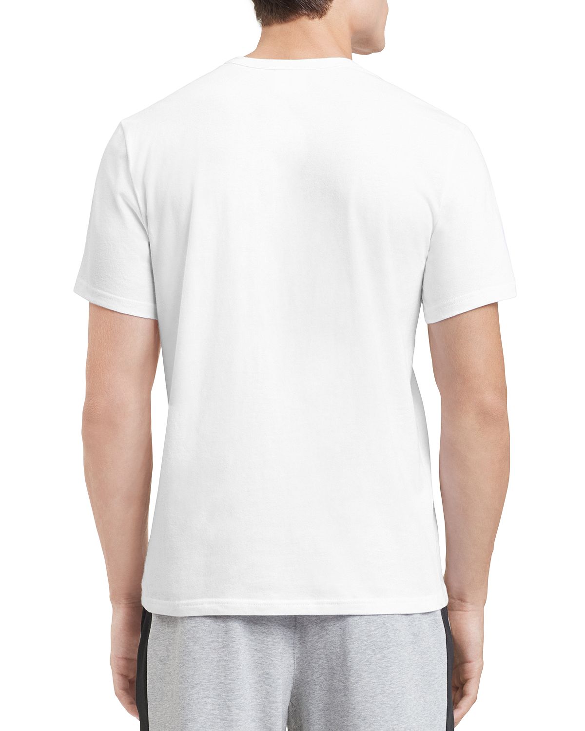 Calvin Klein Logo Print Crewneck Tee White