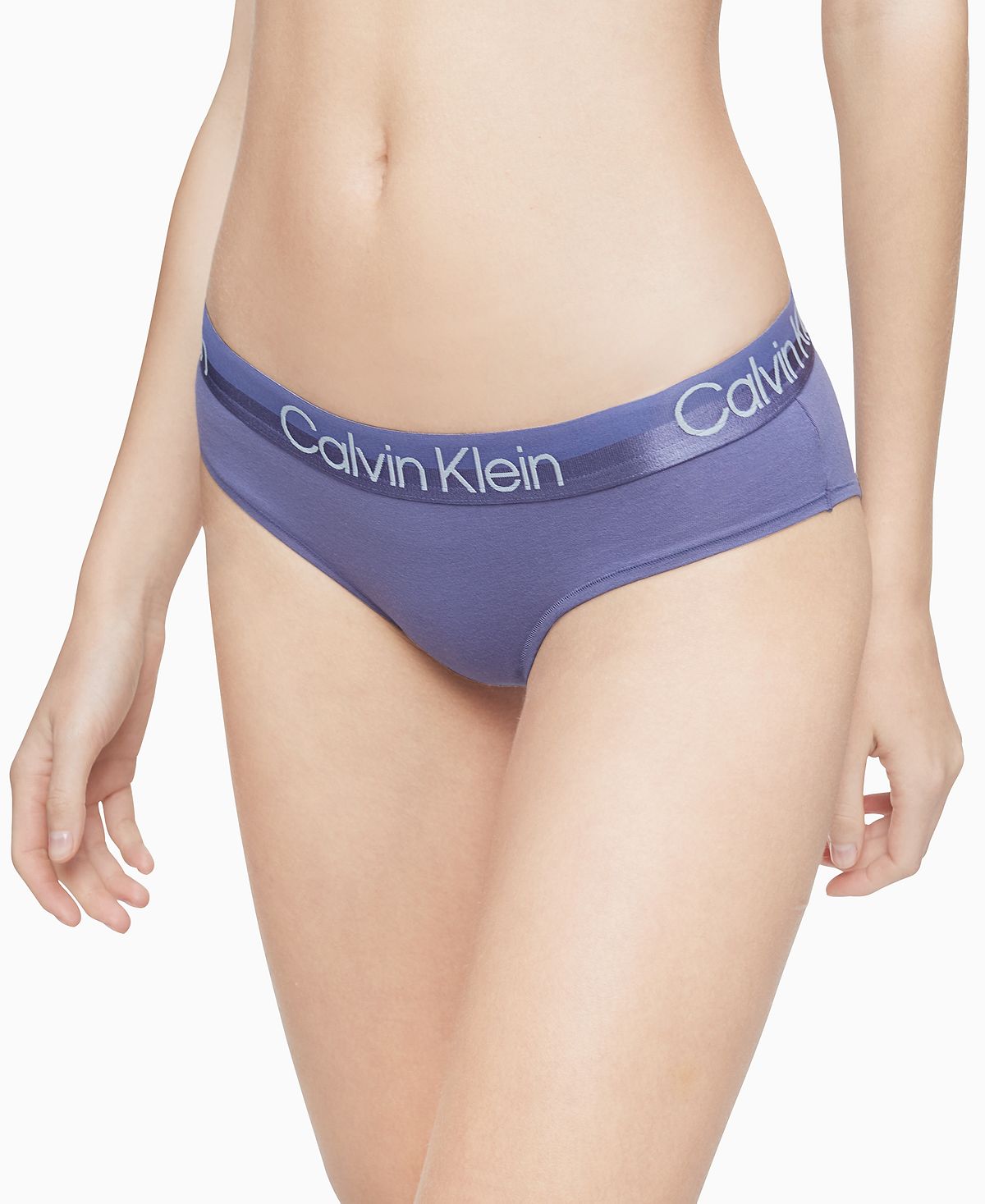 Calvin Klein Modern Structure Cotton Hipster Bleached Denim