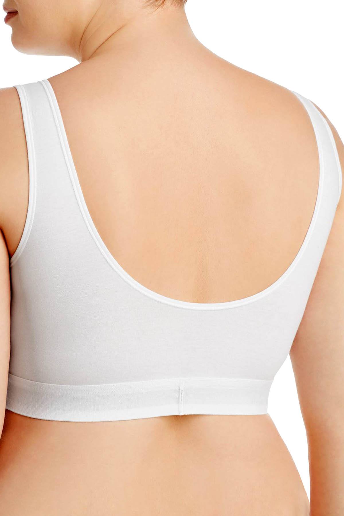 Calvin Klein PLUS White Monogram Unlined Bralette