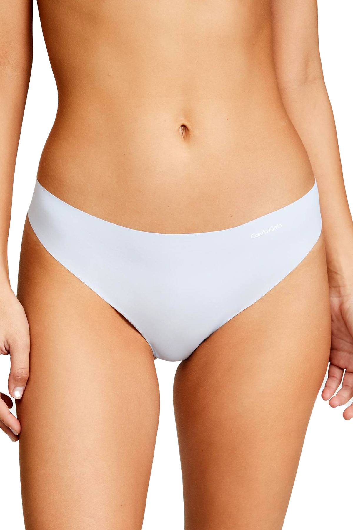 Calvin Klein Pastel Pink/Blue/Nude Invisibles Thong 3-Pack