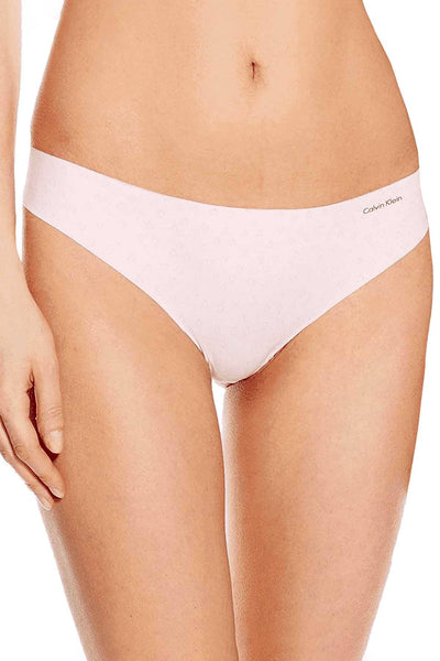 Calvin Klein Pink Triangle Print Invisibles Thong