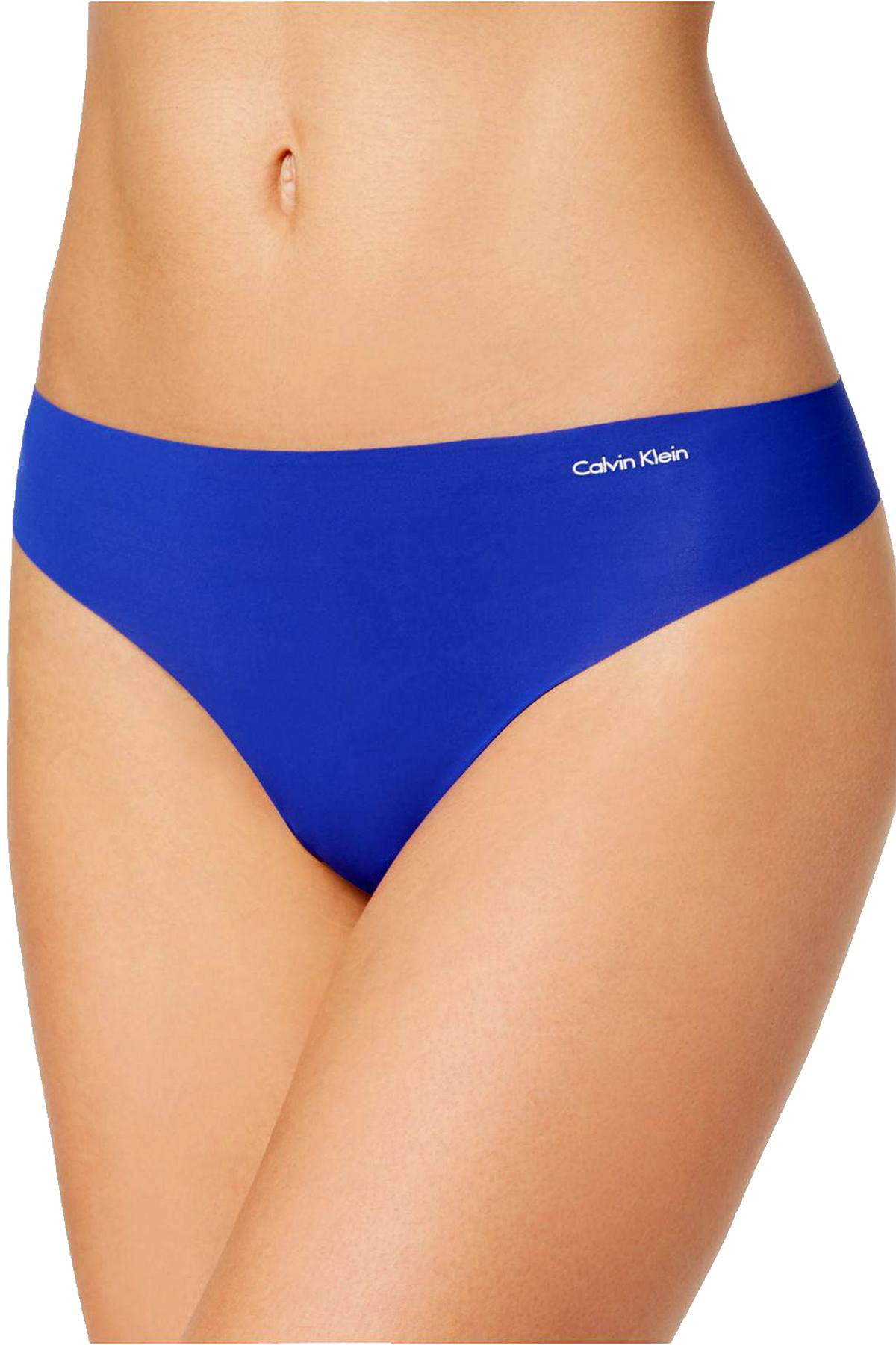 Calvin Klein Pure-Cerulean Invisibles Thong