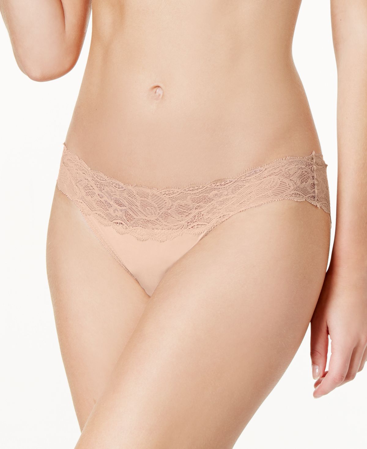 Calvin Klein Seductive Comfort Lace Bikini Underwear Qf1200 Idyllic