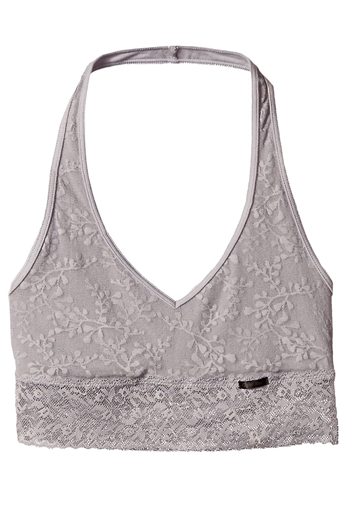 Calvin Klein Silverlock Bare Lace Halter Bralette