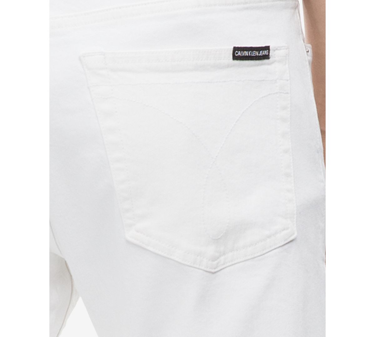 Calvin Klein Slim-fit Stretch Jeans Nantucket White
