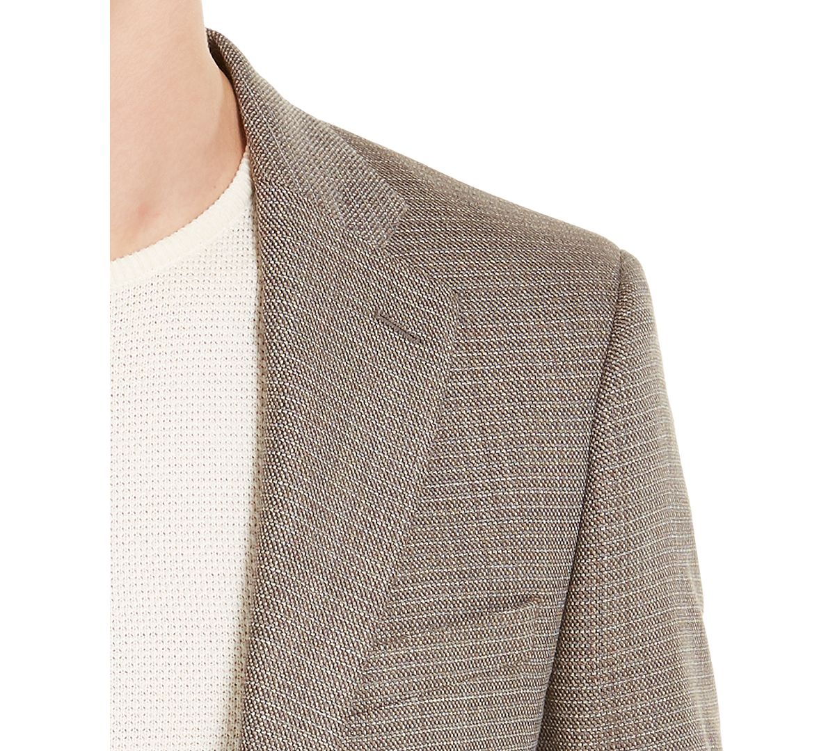 Calvin Klein Slim-fit Wool Sport Coat Cream/tan