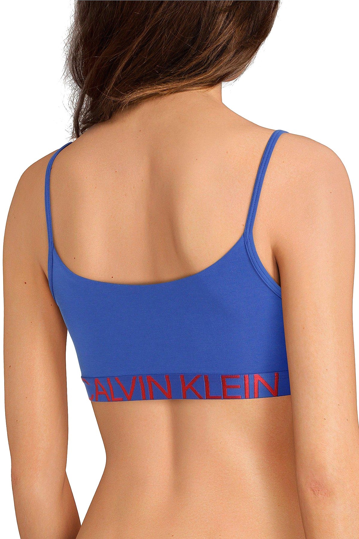 Calvin Klein Stellar Blue Statement 1981 Logo 2-Way Bralette